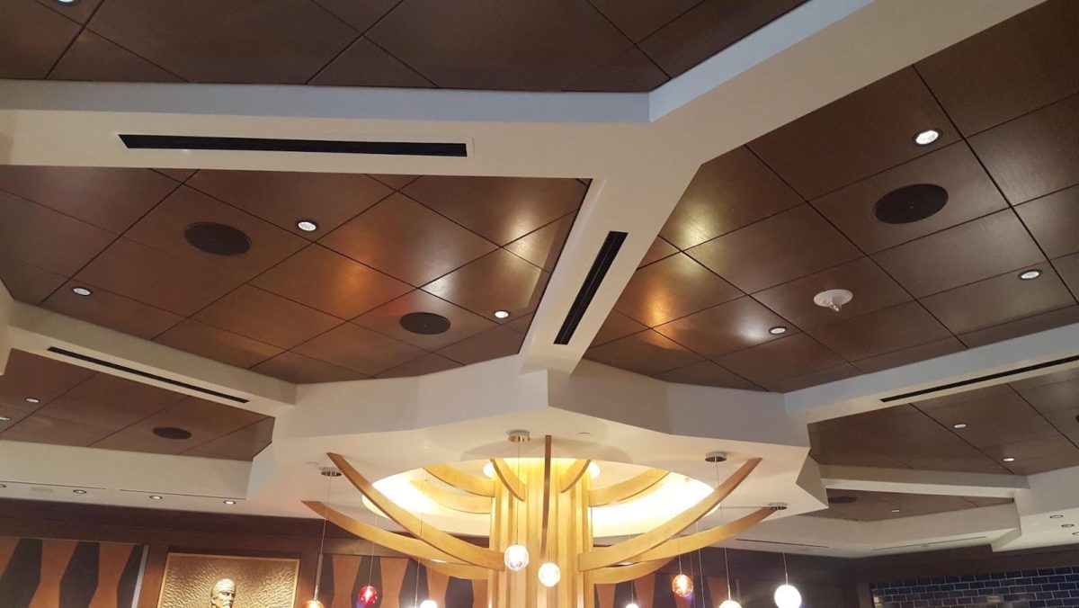 Wood ceiling